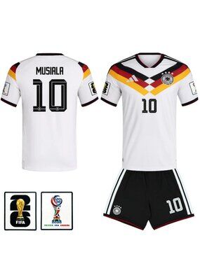 Jamal Musiala 2026 World Cup Soccer Jersey Suit Set
